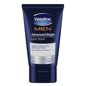 Vaseline Men Face Wash Advance Bright Visibly Brighter Skin Vitamin B3 100g